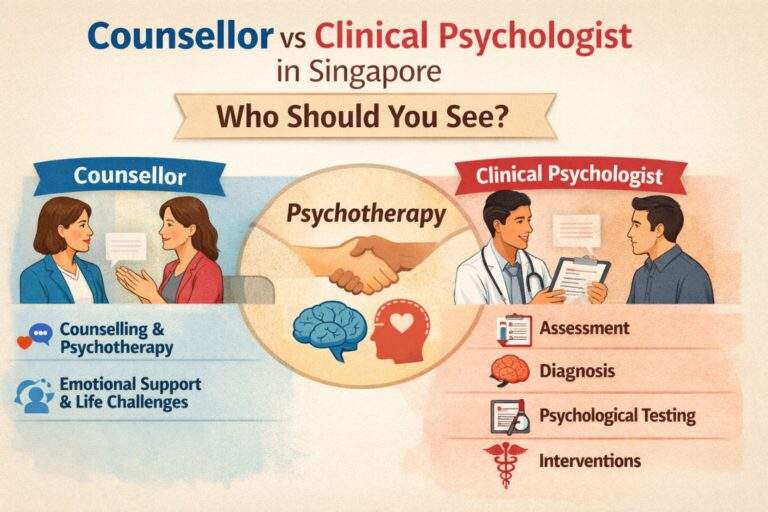 Counsellor vs Clinical Psychologist in Singapore: Who Should You See?