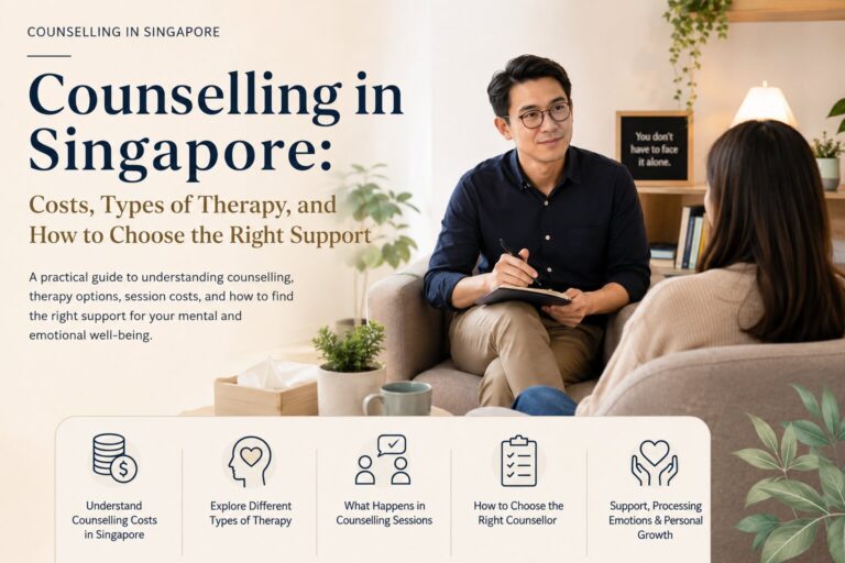 Counselling in Singapore: Costs, Types of Therapy & How to Choose Support